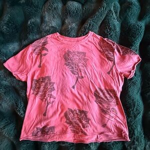 We The Free Womens Painted Rose T shirt